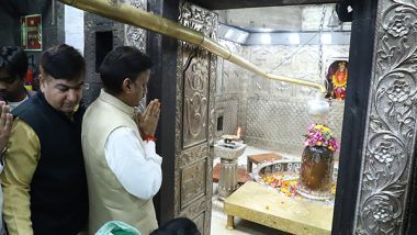 India News | MP Deputy CM Rajendra Shukla Offers Prayers at Mahakaleshwar Temple in Ujjain