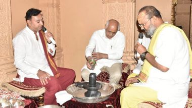 India News | Gujarat: CM Bhupendra Patel Worships Somnath Mahadev Ahead of Chintan Shibir