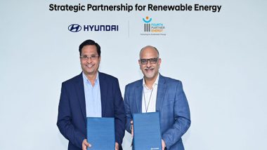 Business News | Hyundai Motor India to Establish Two Renewable Energy Plants in Tamil Nadu, Targets 100 Per Cent Renewable Energy by 2025