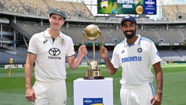 Sports News | India Seek to Retain Border-Gavaskar Trophy as Australia Seeks Revenge in High-stakes Perth Test