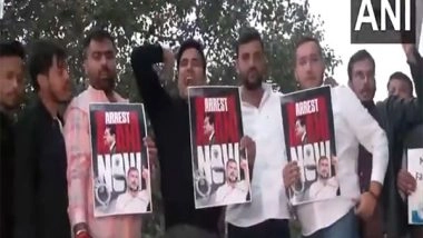 India News | NSUI Holds Protest Against Gautam Adani After US Prosecutors Indicted Him in Alleged Bribery Case