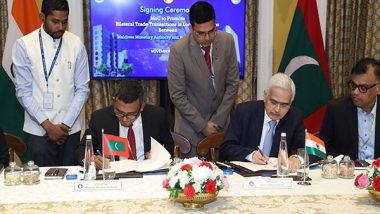 Business News | RBI Inks Treaty for Cross Border Transactions with Maldives to Promote Use of Local Currencies