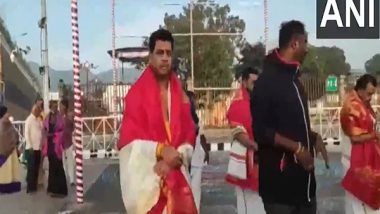 India News | Maharashtra Polls: Mahayuti Leaders Visit Tirupati Balaji to Offer Prayers