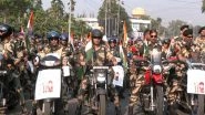 India News | BSF Tripura Organizes Motorbike Rally to Celebrate Raising Day