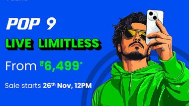 Business News | TECNO POP 9 Launched with Limitless Entertainment, Performance, and Durability at Rs. 6,499