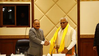 Business News | Manohar Lal Khattar Reviews Working of Power and Housing and Urban Affairs Sectors in Leh