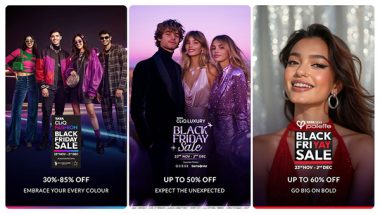 Business News | Tata CLiQ Fashion, Tata CLiQ Luxury, and Tata CLiQ Palette Announce Their Annual Black Friday Sale