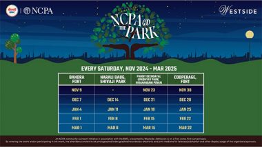 Business News | NCPA Announces the Fourth Season of NCPA@thePark in Association with BMC and Aresented by Westside