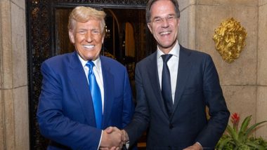 World News | NATO Secy General Meets US President-elect Trump, Discuss Global Security Issues