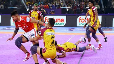 Sports News | PKL: Dahiya Helps Gujarat Giants to Clinch Hard-fought Win over Telugu Titans