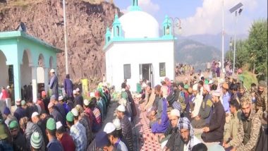 India News | J&K: Devotees Gather in Thousands to Celebrate 50th Urs of a Sufi Saint