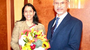 World News | Indian Envoy to Italy Welcomes EAM Jaishankar in Rome