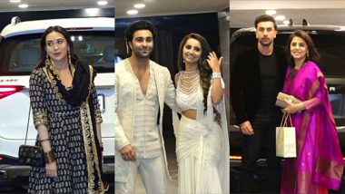 Entertainment News | Kapoor Family Joins Aadar Jain-Alekha Advani's Roka Ceremony