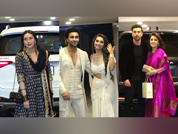 Entertainment News | Kapoor Family Joins Aadar Jain-Alekha Advani’s Roka Ceremony | LatestLY