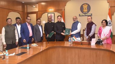 India News | ECI Officials Present Gazette with Names of Elected Maharashtra MLAs to Governor