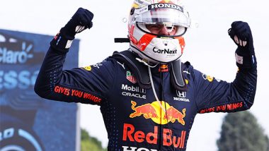 Sports News | Max Verstappen Clinches Fourth Successive F1 World Title as George Russell Shines in Las Vegas