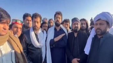 World News | PTI Convoy Led by Khyber Pakhtunkhwa CM Gandapur Crosses Hazara Interchange