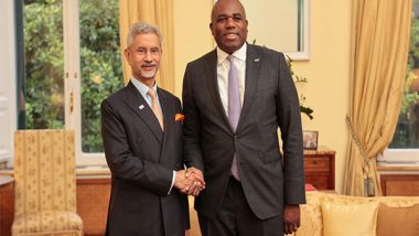 World News | Italy: EAM Jaishankar Meets British Counterpart Lammy in Rome on Sidelines of His Three-day Visit