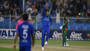 Sports News | IPL Mega Auction: MI Take Young Afghanistan Spinner Ghazanfar for Rs 4.80 Crore; Maharaj, Akael Unsold