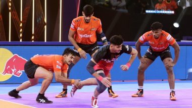 Sports News | PKL: Sunil Kumar Scripts History as U Mumba Win Nail-biter Clash Against Bengaluru Bulls