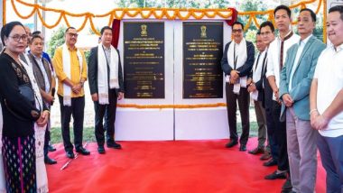 India News | Arunachal: CM Pema Khandu Lays Foundation of Two Projects over Rs 100 Crore