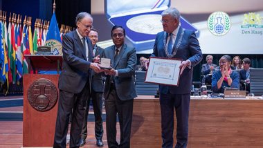 World News | Indian Chemical Council Receives 2024 OPCW The Hague Award for Contributions to Chemical Safety, Compliance