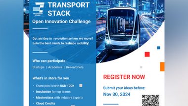 Business News | Transport Stack Open Innovation Challenge Launched in Collaboration with JICA and FITT IIT Delhi, to Drive Transformative Mobility Solutions