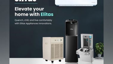 Business News | Elitas Appliances Enters Indian Market, Aiming to Redefine Household Comfort and Sustainability