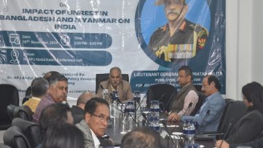 India News | IIM Shillong Hosts Round Table Discussion on 'Impact of Unrest in Bangladesh and Myanmar on India'