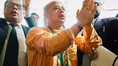 World News | Bangladesh: Thousands Block Prison Car Carrying Hindu Priest Chinmoy Brahmachari After Court Rejects Bail