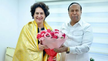 India News | DMK MP T R Baalu Meets Priyanka Gandhi, Conveys TN CM Stalin's Congratulatory Message on Her Victory in Wayanad