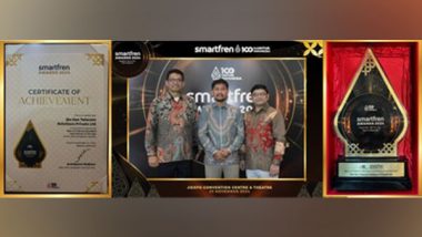 Business News | 6D Technologies Recognized as 'Best of IT Service Excellent Gold Partner of the Year' at Smartfren Awards 2024