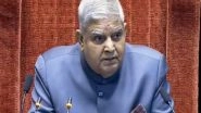 India News | Ruling of the Chair Requires Deference Not Cause of Differences, Urges RS Chairman Dhankar