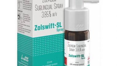 Business News | Troikaa Pharma Launches World's First Zolpidem Sublingual Spray, Zolswift-SL, for Insomnia