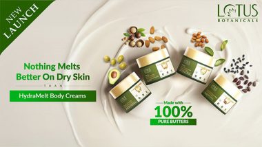 Business News | Lotus Botanicals Launches HydraMelt: A Revolutionary Body Cream Line with 100% Pure Butters