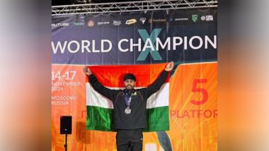 Business News | Amity Jaipur Student Sahil Kumar Wins Silver Medal at the Powerlifting World Championship