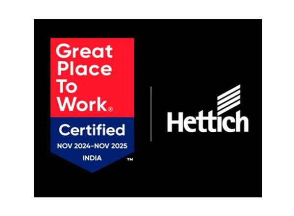 Business News | Hettich India Receives Prestigious 'Great Place To Work' Certification
