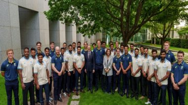 Sports News | Australian PM Albanese Meets Team India Ahead of Prime Minister's XI Two-day Warm-up Fixture