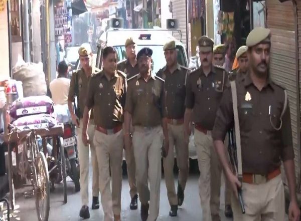 India News | Uttar Pradesh: Police Hold Flag March Near Shahi Jama Masjid After Violence in Sambhal over Survey