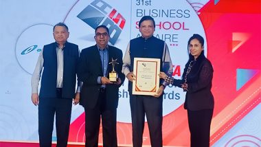 Business News | Aditya Institute of Management Studies and Research, Borivali (W), Mumbai Wins National Best Institution; Director Honoured with Education Leadership Award