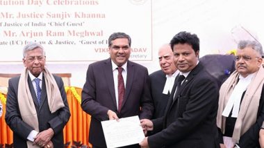 Business News | Dr. Amar Shahabuddin Mulla Honored on Constitution Day for Legal Contributions