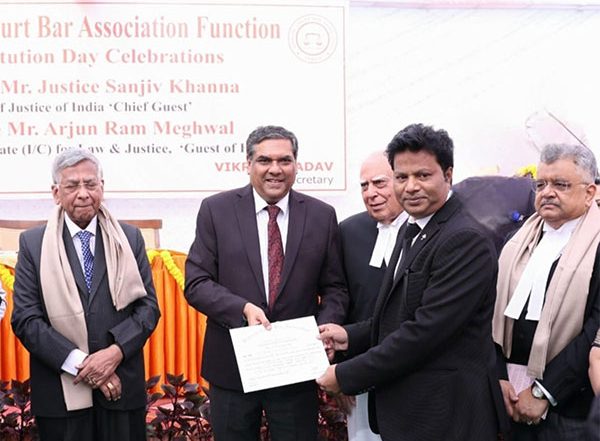 Business News | Dr. Amar Shahabuddin Mulla Honored on Constitution Day for Legal Contributions