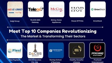 Business News | Meet Top 10 Companies Revolutionizing the Market and Transforming Their Sectors