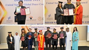 Business News | Dr. Basant Goel Honored with UN Global Excellence Award for Contributions to Healthcare and Philanthropy