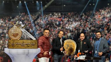 Business News | STIHL India Team Joins the Action at TIMBERSPORTS® World Championship in Toulouse