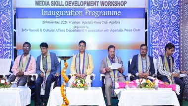 India News | Tripura CM Inaugurates Media Skill Development Workshop in Agartala