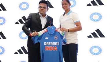 Sports News | Jay Shah and Harmanpreet Kaur Unveil Team India's New ODI Jersey