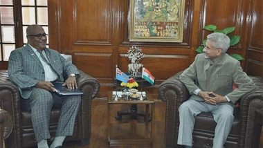 World News | External Affairs Minister Jaishankar Meets Fiji's Deputy Prime Minister Manoa Kamikamica in Delhi
