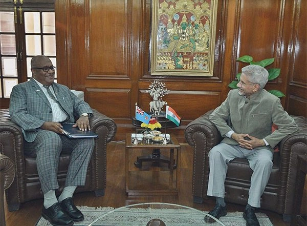 World News | External Affairs Minister Jaishankar Meets Fiji's Deputy Prime Minister Manoa Kamikamica in Delhi