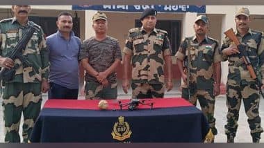 India News | BSF Recovers Two Drones, 1.132 Kg Heroin on Punjab Border